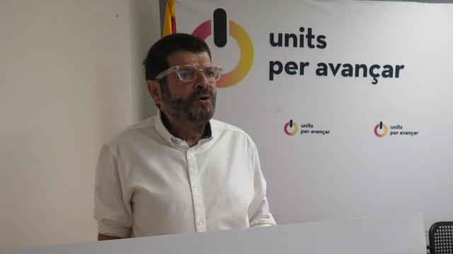 Albert Batlle, dirigente de Units per Avançar, interviene en el Consejo Nacional de su partido / CG