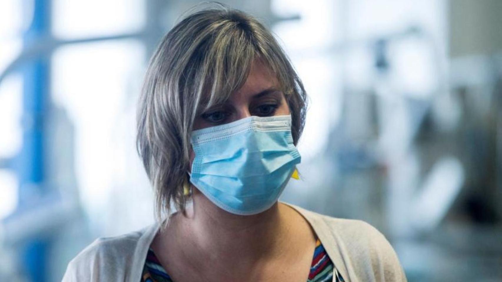 La consejera de Salud del Govern de Cataluña, Alba Vergés, con una mascarilla durante la crisis del coronavirus / EFE