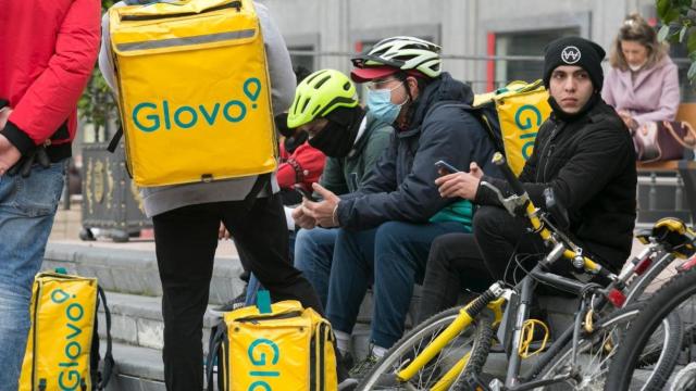 Uno de los repartidores de Glovo afectado por la 'ley rider' / EP