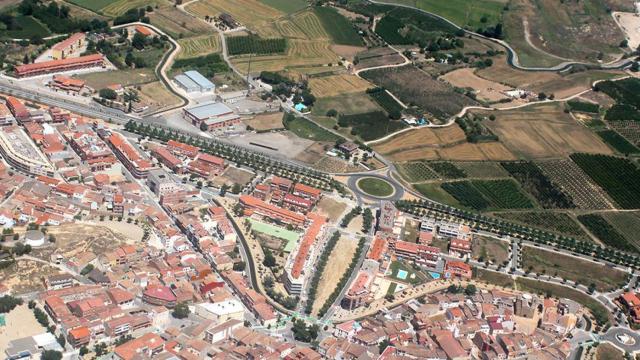 Imagen aérea de Rosselló (Lleida)