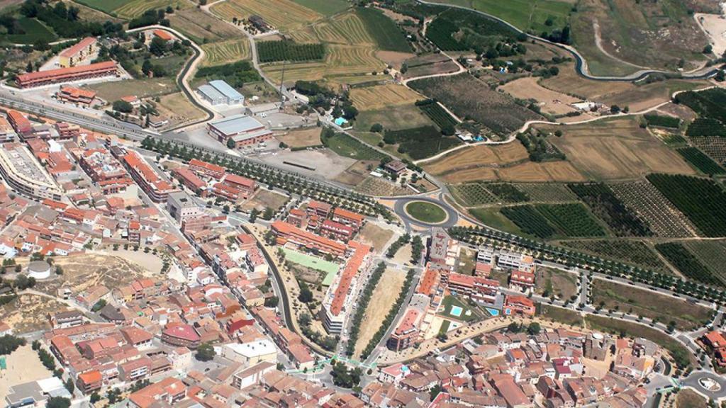 Imagen aérea de Rosselló (Lleida)