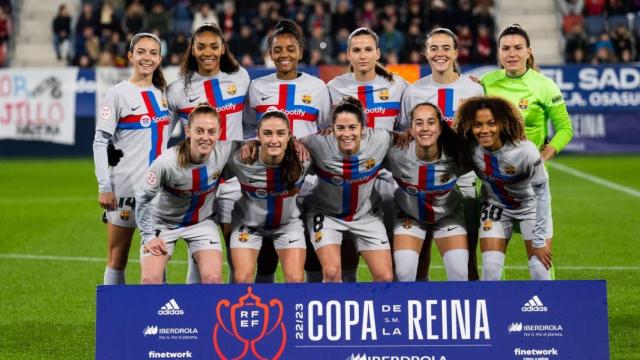 El once del Barça Femenino con la presencia de Geyse Ferreira / FCB