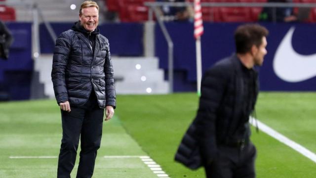 El 'Cholo' y Koeman en el Atlético-Barça / FC BARCELONA