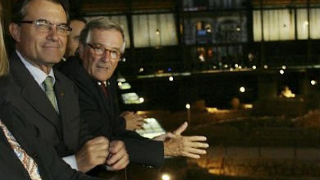 Mas y Trias, el pasado 9 de septiembre, durante la inauguración del Borne Centro Cultural