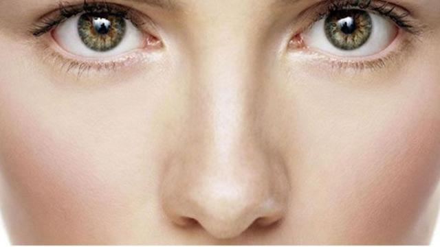 Una foto de archivo de una nariz