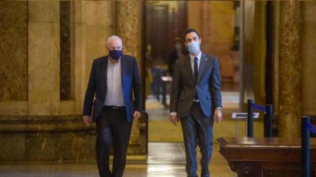 Ernest Maragall y Roger Torrent / EFE