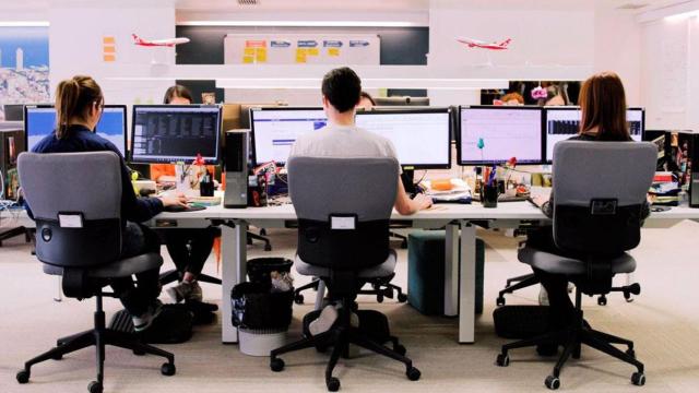 Imagen de trabajadores en las oficinas de eDreams / CG