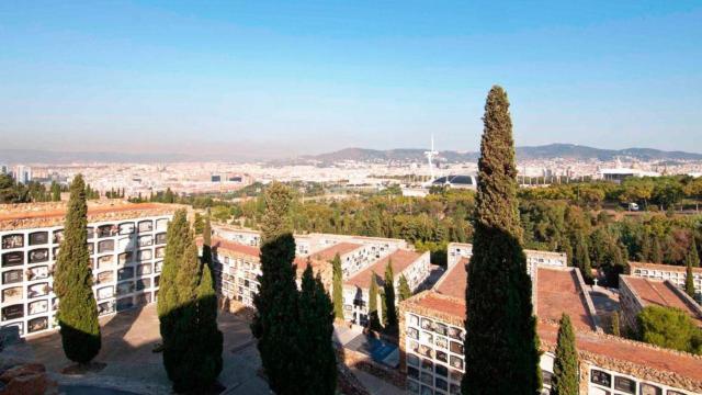 Imagen aérea de uno de los nueve cementerios que gestiona Cementiris de Barcelona / FB