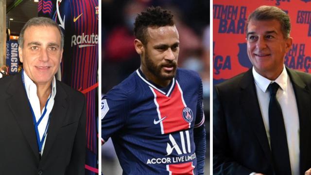 Cury, Neymar y Laporta en un fotomontaje / Culemanía