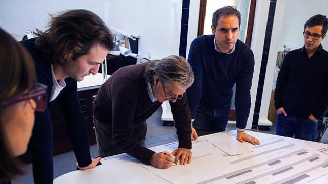 Ricardo Bofill en su taller de arquitectura / RICARDO BOFILL