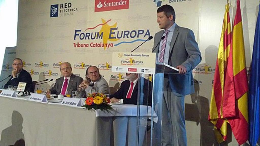 El vicepresidente primero de Sociedad Civil Catalana, Joaquim Coll