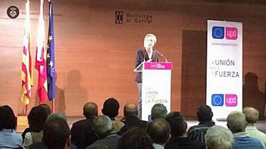 Rosa Díez, en Hospitalet