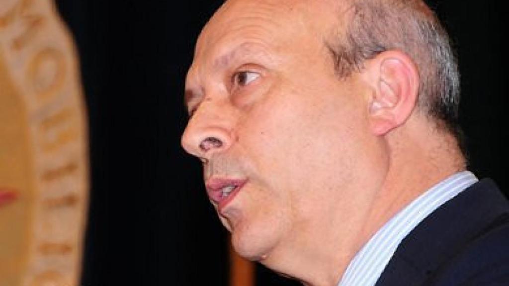 El ministro Wert, en un acto en la UNED, en julio