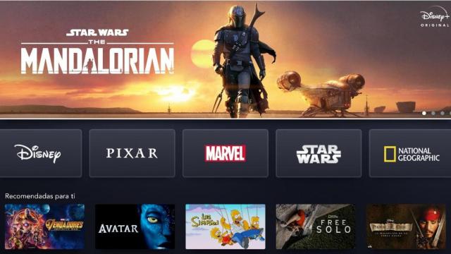 La plataforma de streaming Disney+ / DISNEY