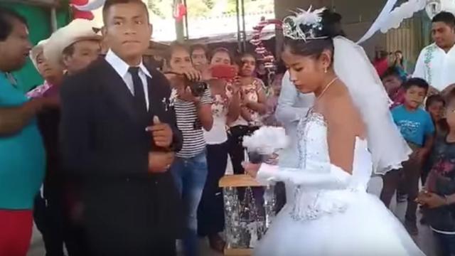 Una imagen de archivo de la boda celebrada en México