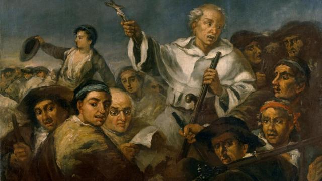 ‘La revolución’, una ilustración de Eugenio Lucas Velázquez, ejecutado en 1865 / MUSEO DEL PRADO