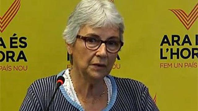 La presidenta de Òmnium Cultural, Muriel Casals