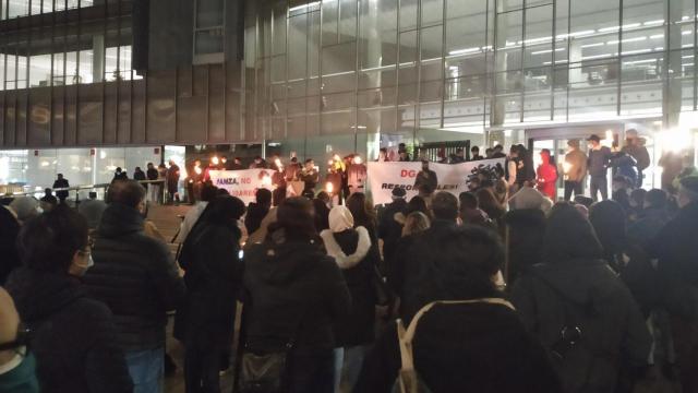 Concentración de este lunes por la muerte de Hamza Iouazgui / GIRONA ACULL