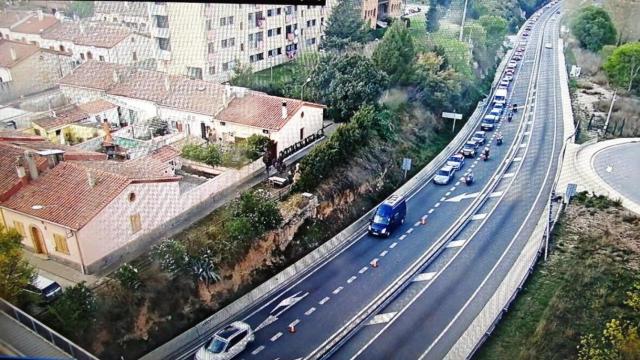 Una carretera de Manresa (Barcelona) en una imagen de archivo / SERVICIO CATALÁN DE TRÁFICO