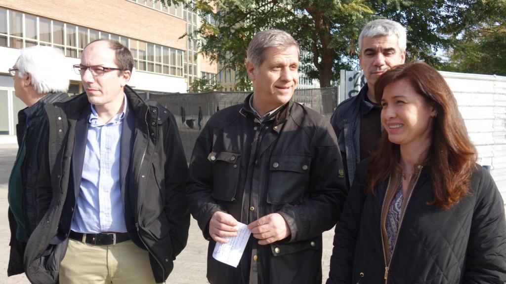 Los grupos municipales del PP en Barcelona y L'Hospitalet, ante las obras paralizadas de la estación de metro de Cerdà, de la L10 / David García Mateu