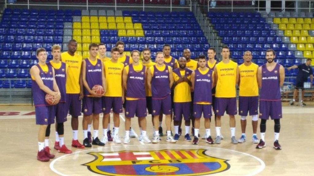 La plantilla del Barça de baloncesto