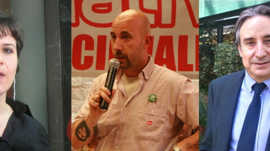 Gala Pin, Josep Garganté y Juanjo Puigcorbé