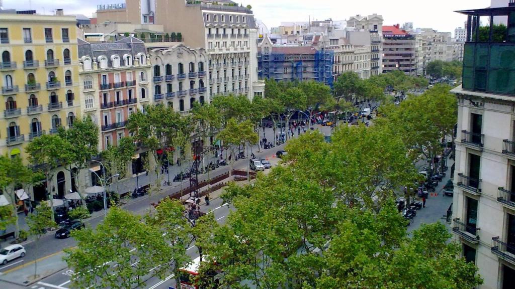 Passeig de Gràcia desde la terraza del Hotel Condes / PEP