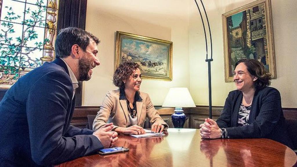 Las tres administraciones han mostrado su sintonía para impulsar la candidatura de Barcelona / AJUNTAMENT DE BARCELONA