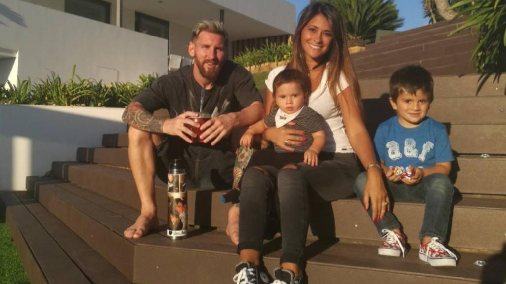 La familia Messi en una fotografía de Instagram