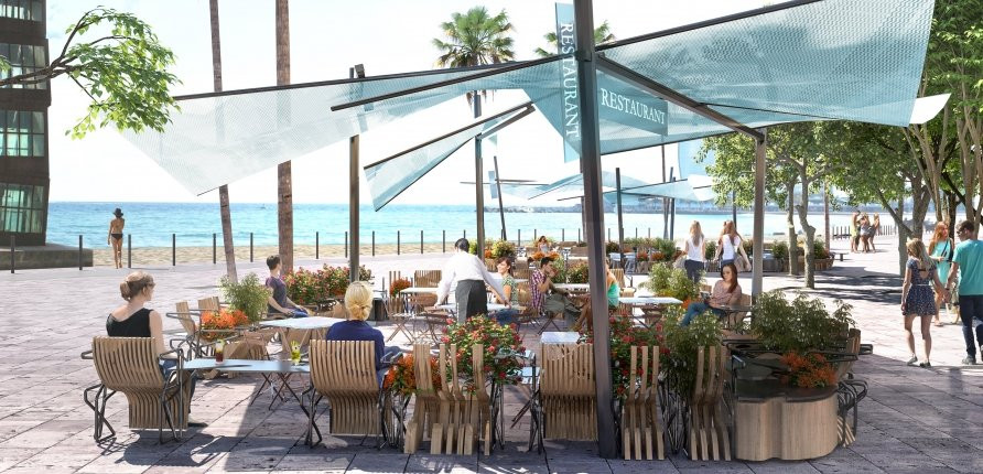 Otra de las recreaciones del diseño ideado por el estudio EMBT de Benedetta Tagliabue / EMBT