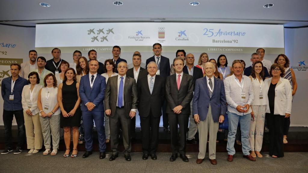 Acto de conmemoración del Aniversario de la Libreta Campeones / Caixabank