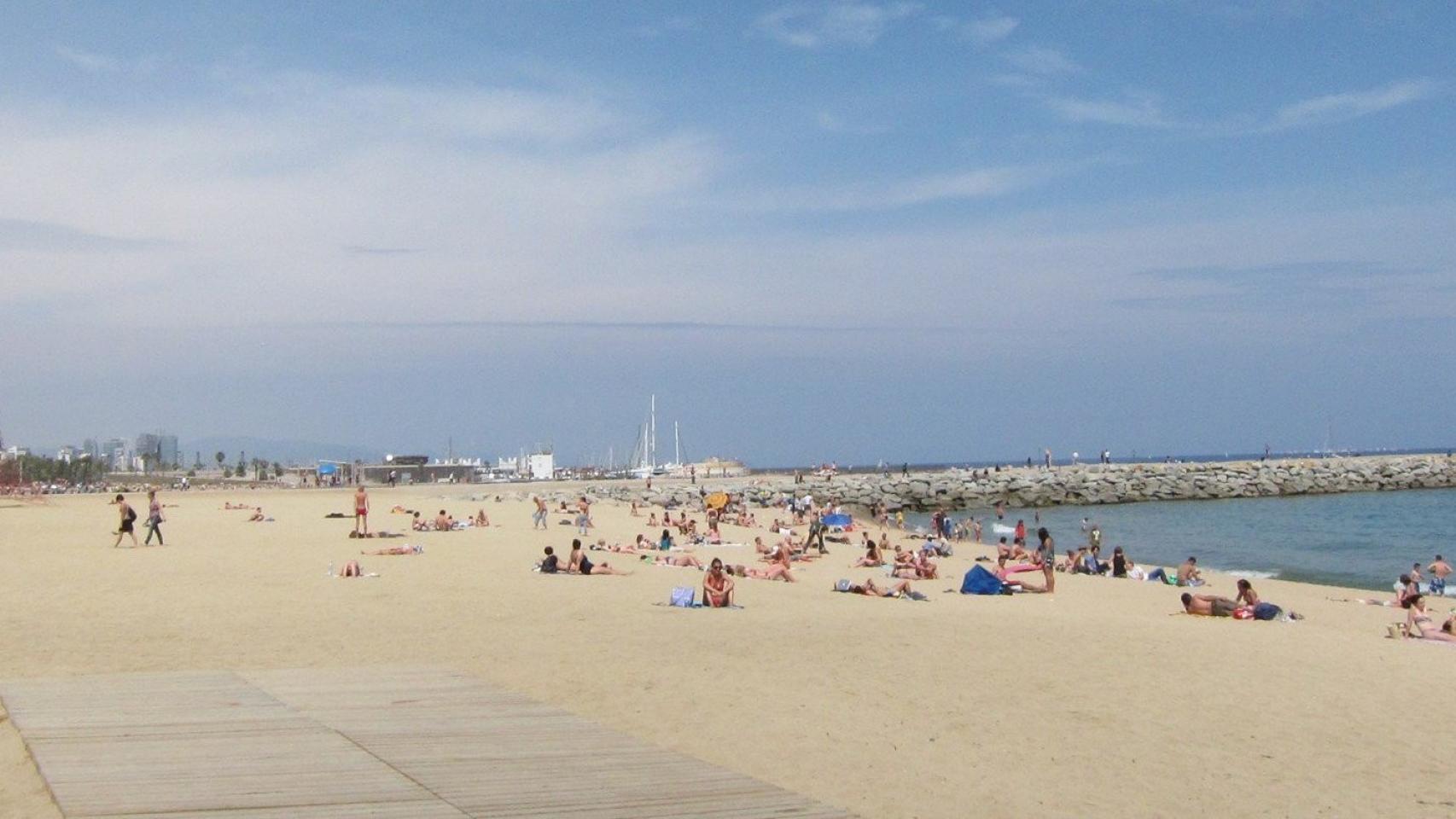 La playa de la Barceloneta / EP