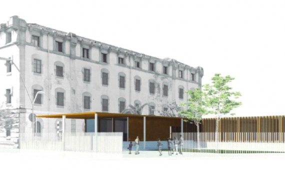 Proyección de la escuela 'Eixample I' / Consorci d'Educació de Barcelona