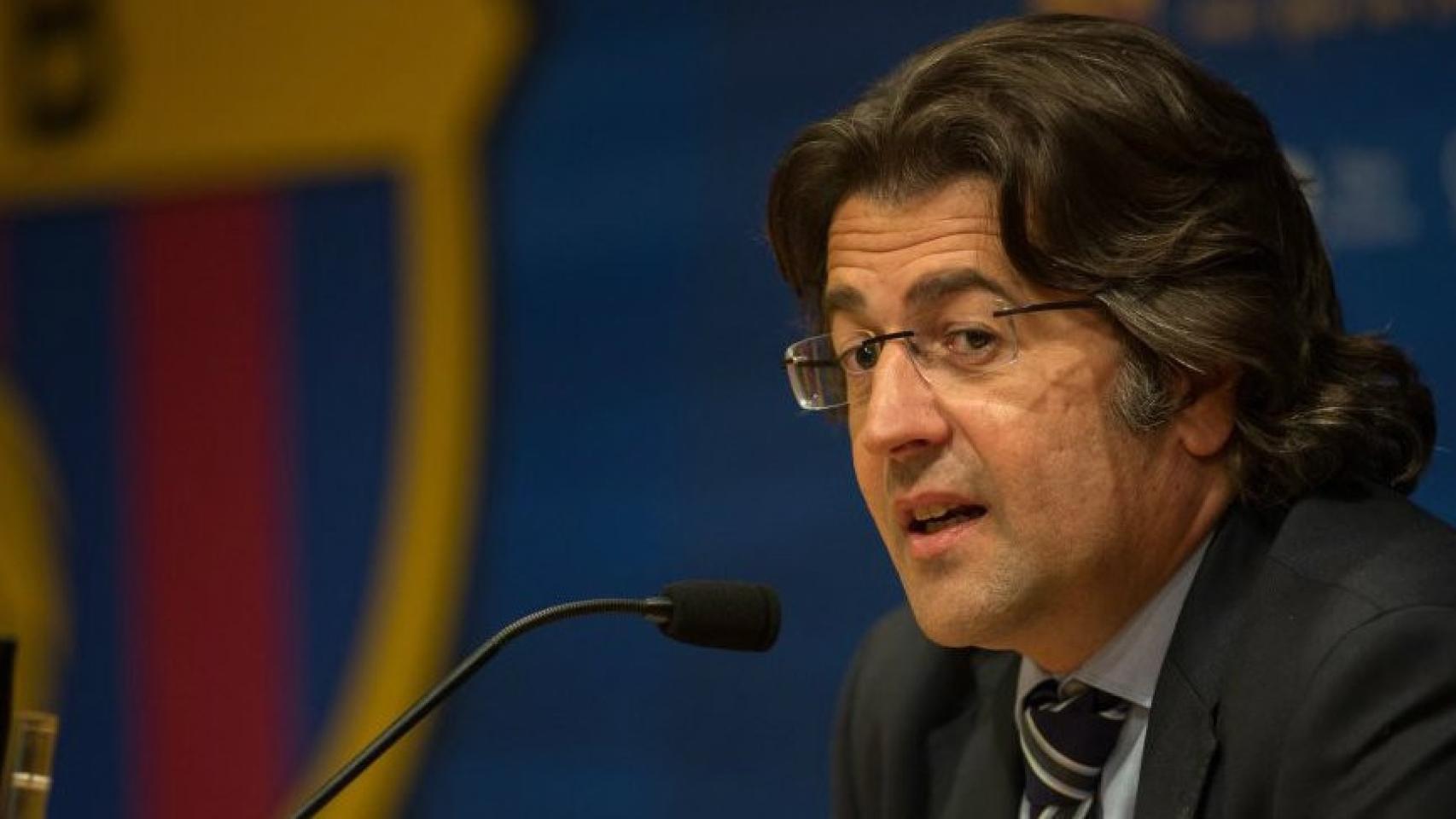 Toni Freixa, en su etapa como portavoz del FC Barcelona