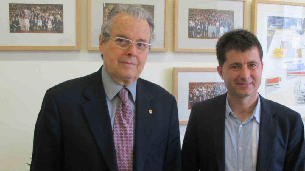 Joan Vallvé, al a izquierda con gafas, dimite de GVC Gaesco.