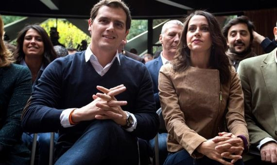 Albert Rivera e Inés Arrimadas en el acto sobre turismo en BCN / EFE