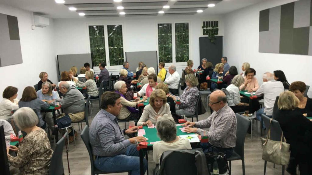 La escuela de bridge de Xavi Goberna, en plena actividad