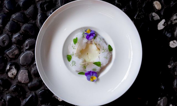 Postre de manzana, limón, hinojo y mezcal / SUD777