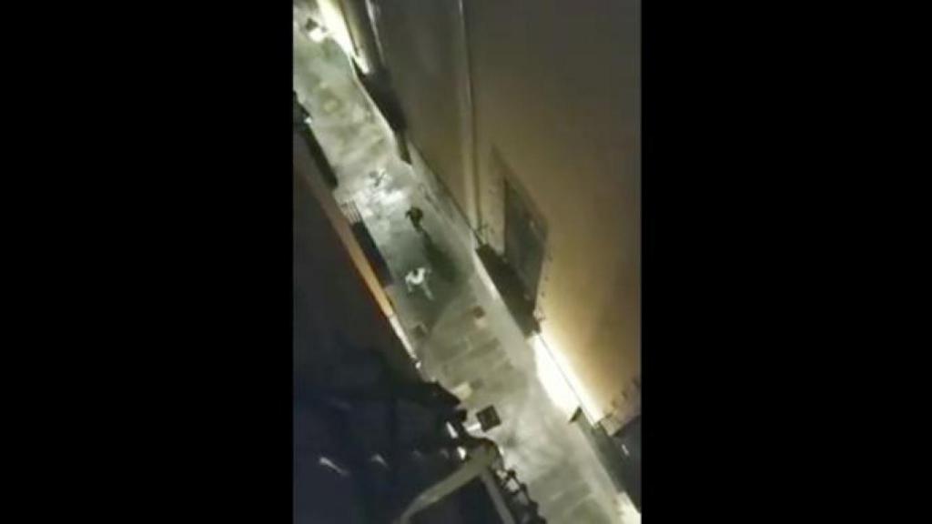 Captura del vídeo de la agresión a un turista