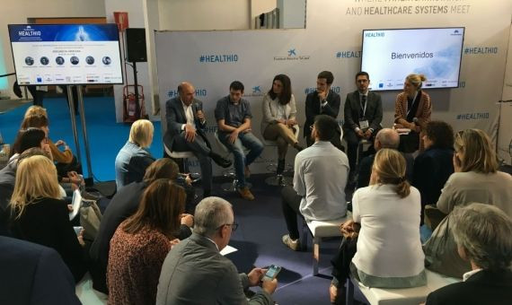 Una conferencia durante la jornada de hoy / MIKI