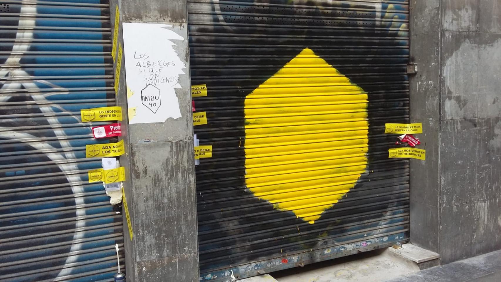 La Guàrdia Urbana precinta el local y Haibu 4.0 reivindica su continuidad / MA