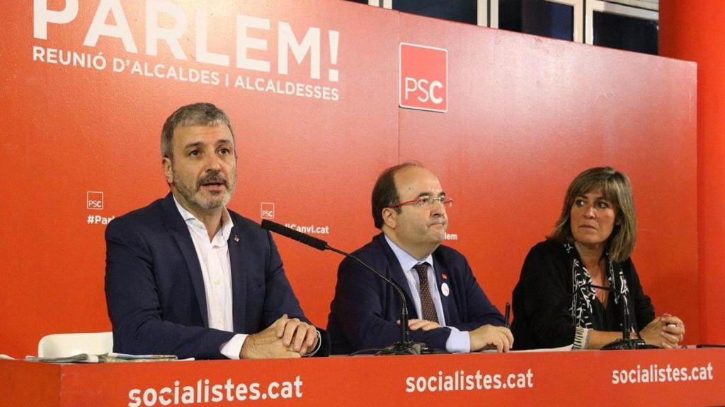 Jaume Collboni, Miquel Iceta y Nuria Marín, tres pesos pesados del PSC / Archivo