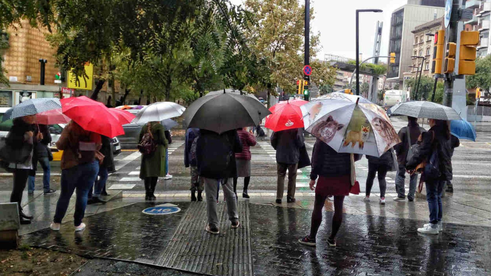 Este año 2018 pasará a la historia por las importantes lluvias caídas en Barcelona / HUGO FERNÁNDEZ