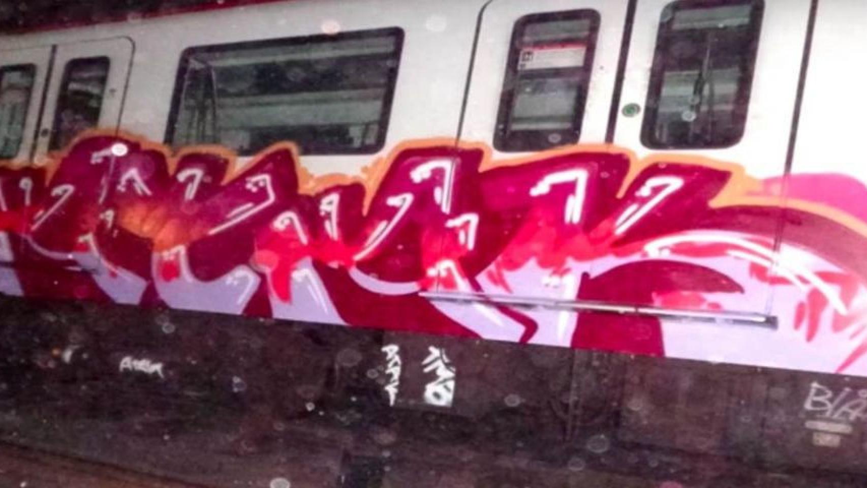 Sentencia contra un grafitero del metro de Barcelona