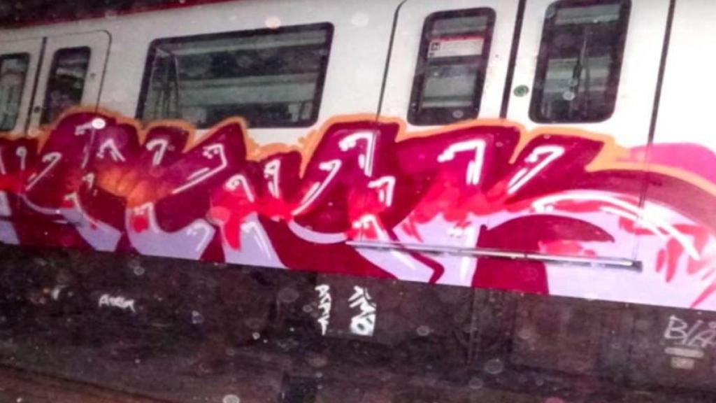 Sentencia contra un grafitero del metro de Barcelona