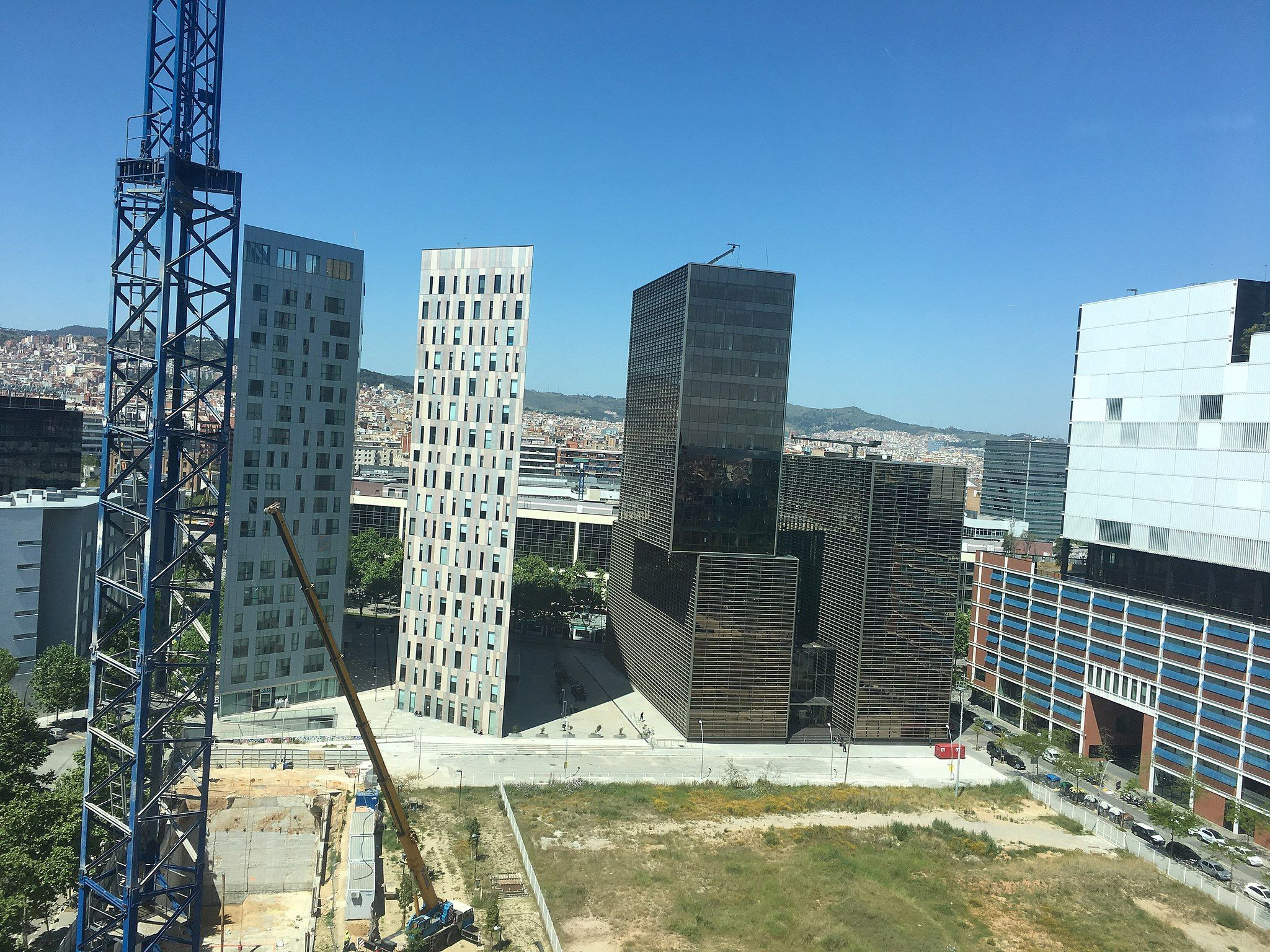 Edificios en construcción en el distrito 22@ / DAVIDPAR