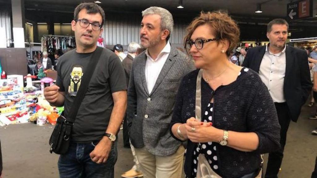 Montserrat Ballarín junto con Jaume Collboni / PSC