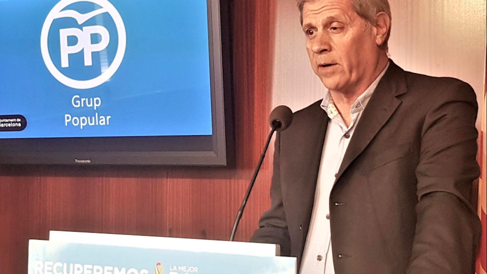 El líder del PP en el Ayuntamiento de Barcelona, Alberto Fernández Díaz / EUROPA PRESS