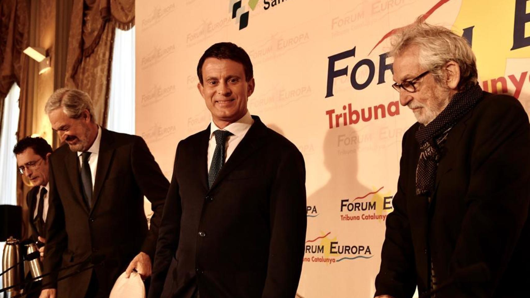 Manuel Valls junto a Òscar Tusquets (derecha) / VALLS BCN 2019