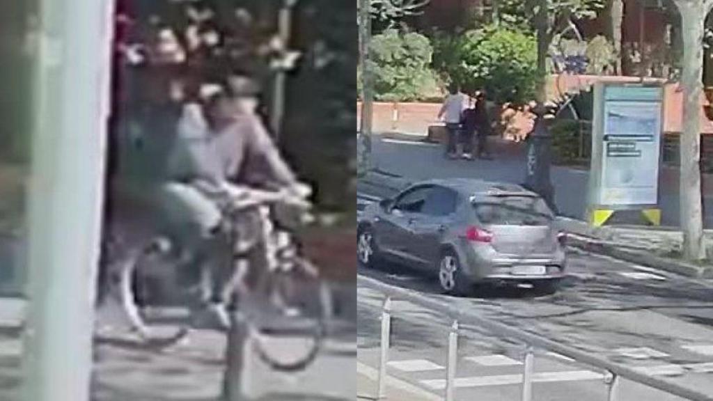 El ciclista, presunto autor del atropello de la Diagonal, en unas imágenes difundidas por la Guardia Urbana / TWITTER @BARCELONA_GUB